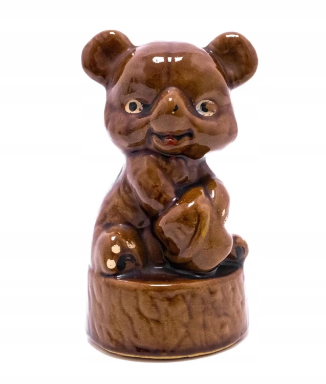 STARA PORCELANOWA FIGURKA MIŚ