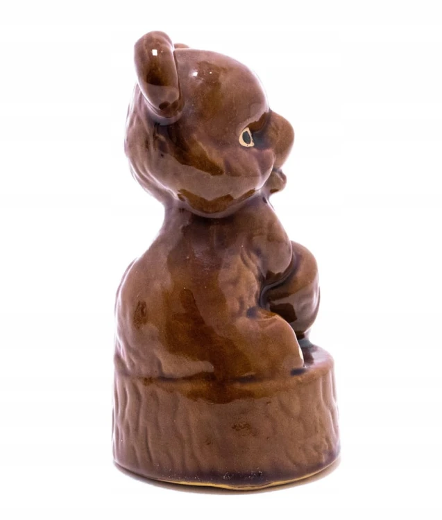 STARA PORCELANOWA FIGURKA MIŚ