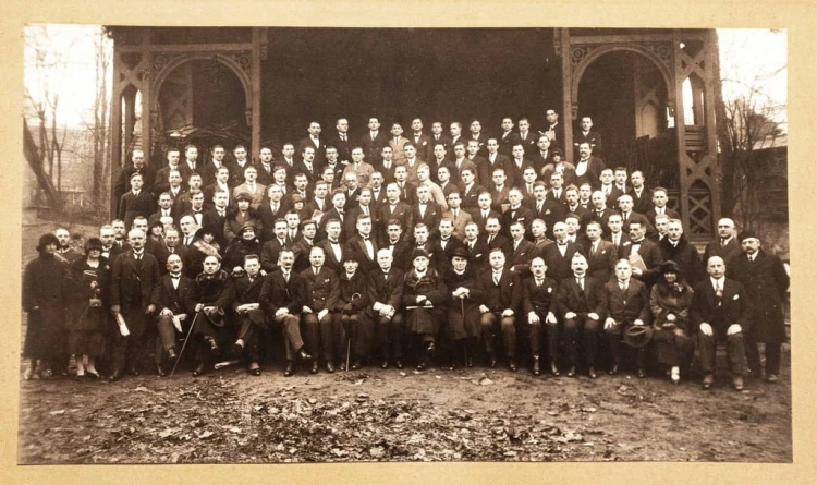 STARA FOTOGRAFIA - 25 LAT TOWARZYSTWA MŁODYCH DROGERZYSTÓW, POZNAŃ 1926