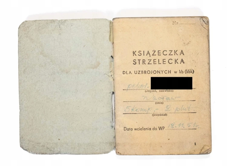KSIĄŻECZKA STRZELECKA - 5 KOMPANIA, 2 PLUTON WP (PRL)