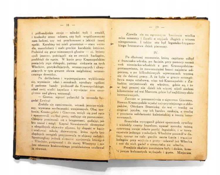 STARA KSIĄŻKA LEW ŚWIĘTEGO MARKA 1923