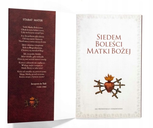 KSIĄŻKA SIEDEM BOLEŚCI MATKI BOŻEJ