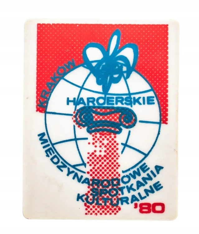 ODZNAKA HARCERSKA - MIĘDZYNARODOWE SPOTKANIE KULTURALNE, KRAKÓW 1980