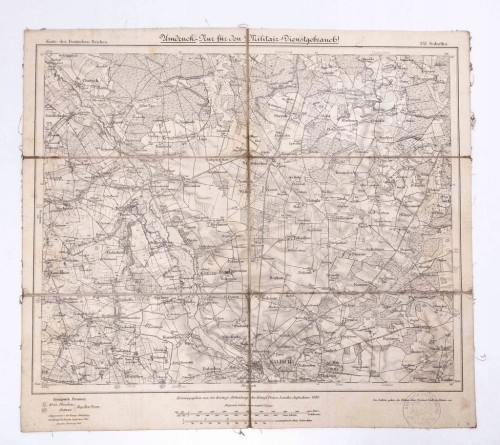 STARA MAPA - WOJ. WIELKOPOLSKIE, KALISZ I OKOLICE 1896