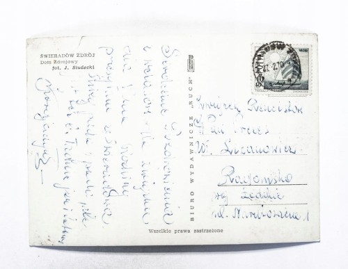 ŚWIERADÓW ZDRÓJ - DOM ZDROJOWY 1970