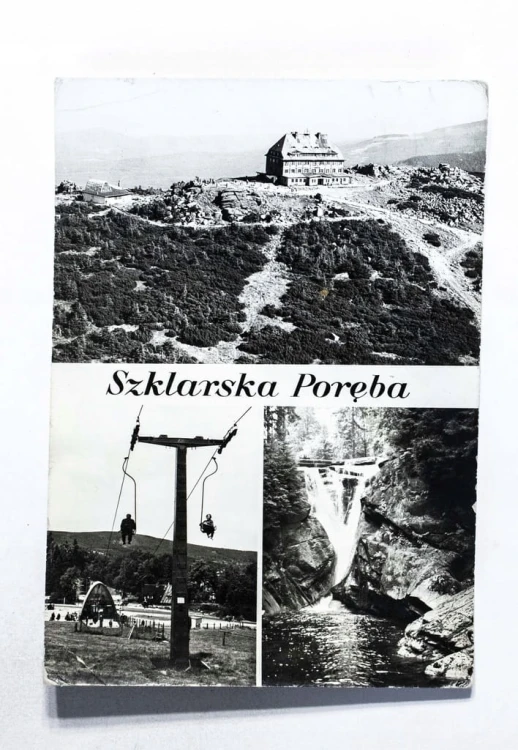 SZKLARSKA PORĘBA - SCHRONISKO NA SZRENICY, STACJA WYCIĄGU, WODOSPAD l. 60