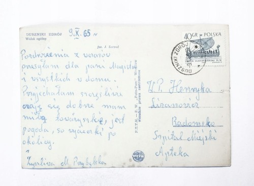 DUSZNIKI ZDRÓJ - PANORAMA 1965