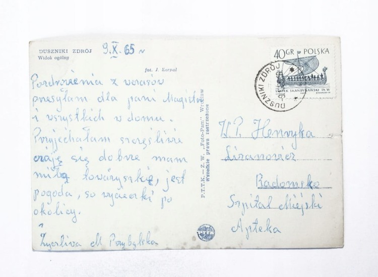 DUSZNIKI ZDRÓJ - PANORAMA 1965