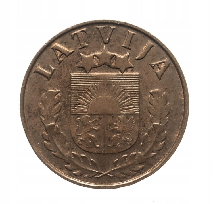 ŁOTWA 1 SANTIMI 1939 ROK st.2-