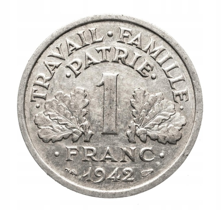 FRANCJA 1 FRANK 1942 ROK st.2-