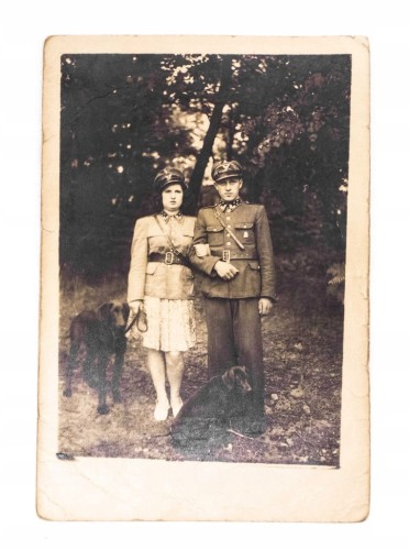 STARA FOTOGRAFIA - ŻOŁNIERZ LWP l. 40/50