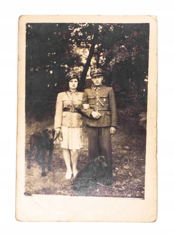 STARA FOTOGRAFIA - ŻOŁNIERZ LWP l. 40/50
