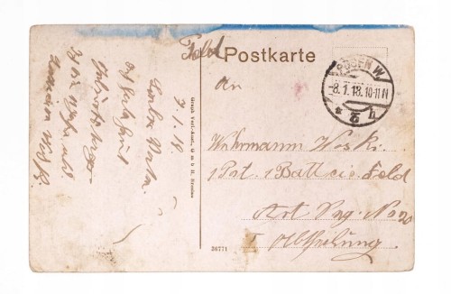 GNIEZNO - PANORAMA, KATEDRA, FELDPOST 1918
