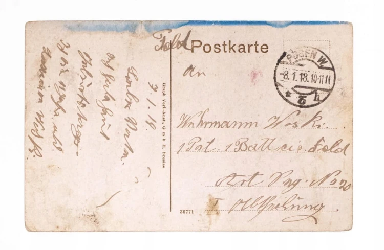 GNIEZNO - PANORAMA, KATEDRA, FELDPOST 1918