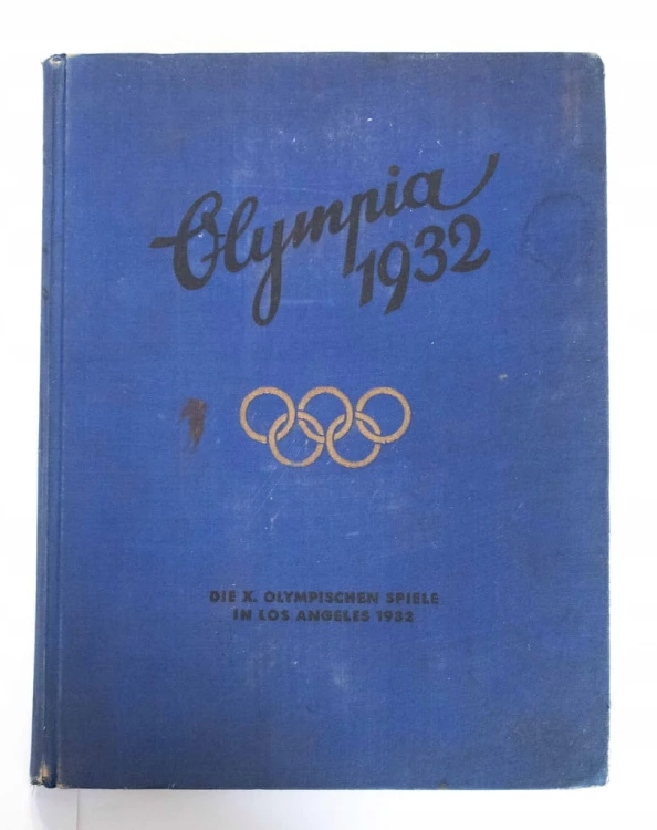 STARA KSIĄŻKA NIEMIECKA OLIMPIADA 1932 LOS ANGELES