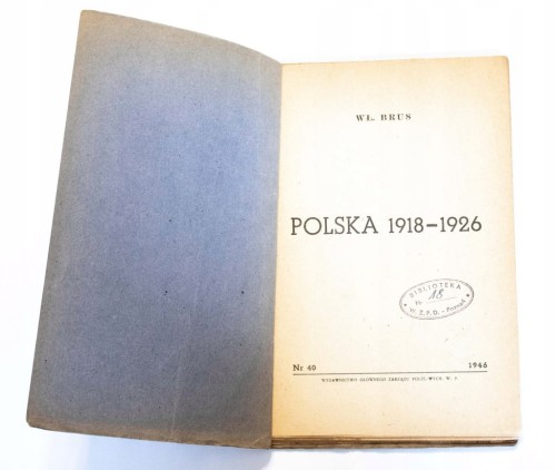 STARA KSIĄŻKA POLSKA W LATACH 1918 - 1926 (1946)