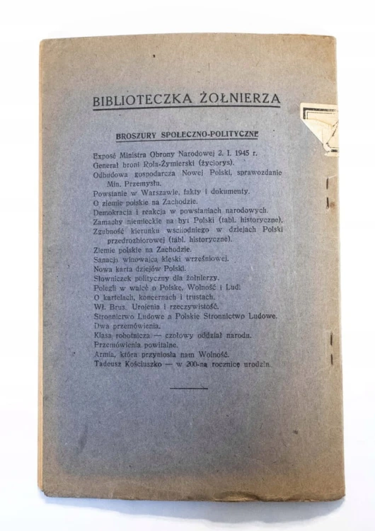STARA KSIĄŻKA POLSKA W LATACH 1918 - 1926 (1946)