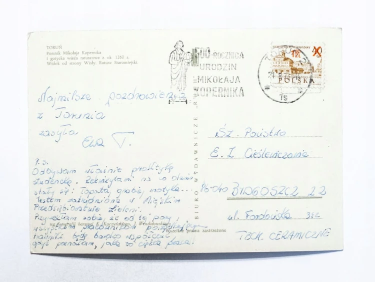 TORUŃ - POMNIK KOPERNIKA, WIEŻA RATUSZOWA, RATUSZ 1973
