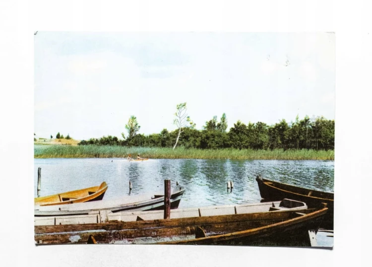MAZURY - RZEKA CZARNA HAŃCZA, PRZYSTAŃ l. 60