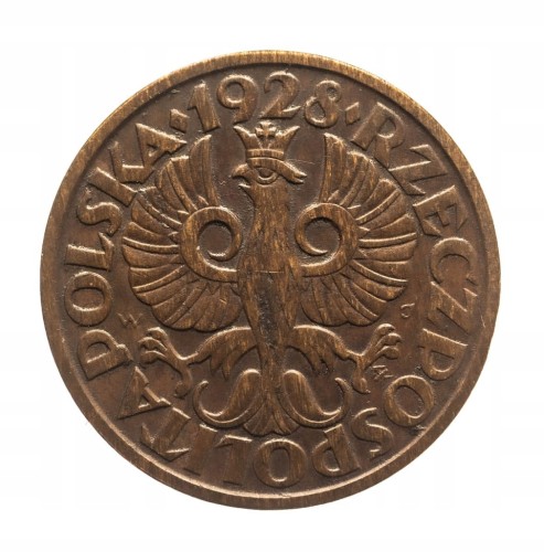 Polska, II Rzeczpospolita (1918-1939), 2 grosze 1928, Warszawa