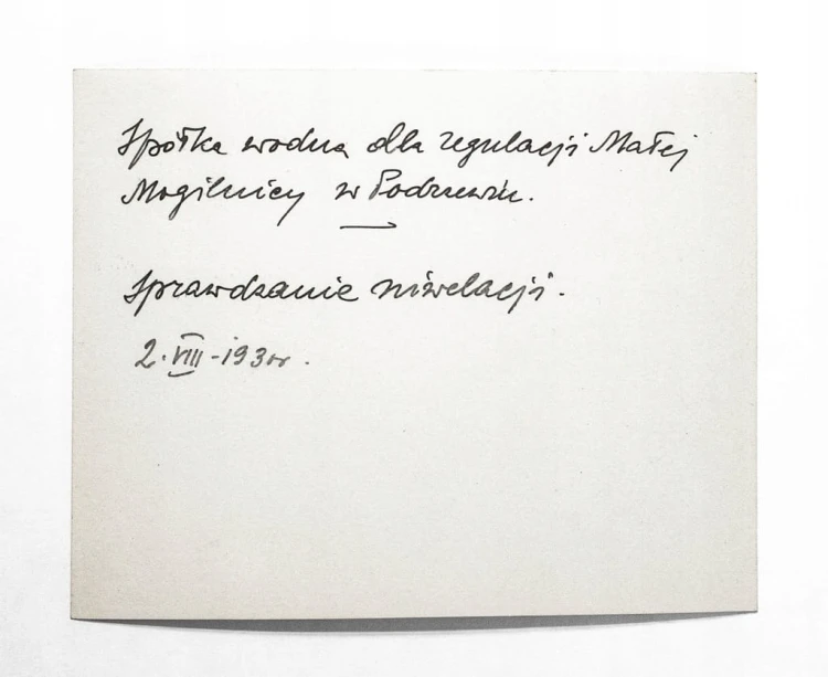 STARA FOTOGRAFIA - SPÓŁKA WODNA, REGULACJA MAŁEJ MOGILNICY, PODRZEWIE 1930