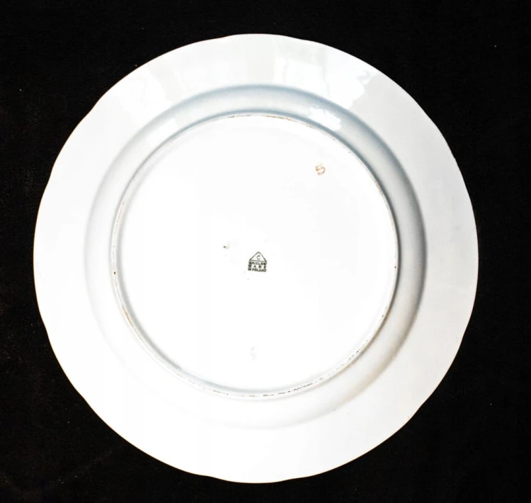 STARY WIELKI TALERZ PORCELANOWY ĆMIELÓW