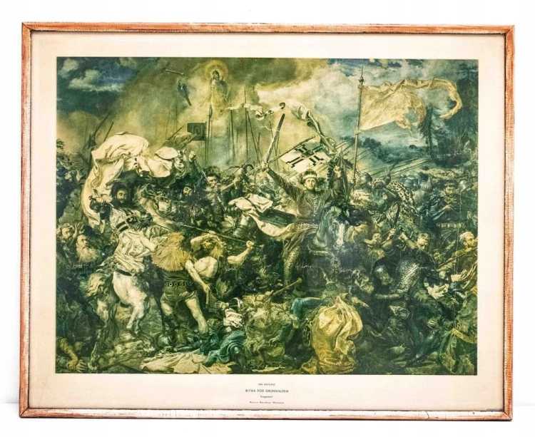 STARY OBRAZ - JAN MATEJKO, BITWA POD GRUNWALDEM