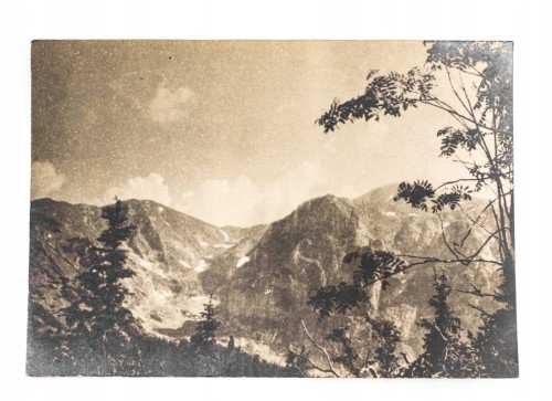 TATRY - WIDOK Z DROGI NAD REGLAMI 1951
