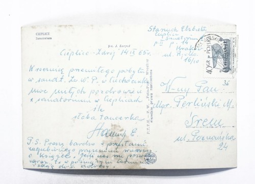 CIEPLICE ZDRÓJ - SANATORIUM 1965