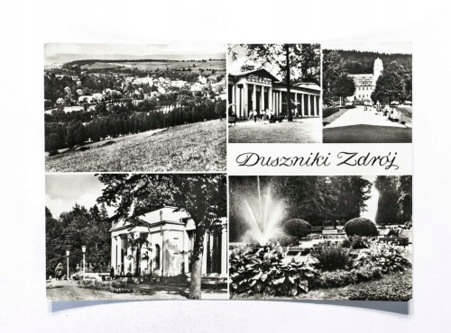DUSZNIKI ZDRÓJ - PANORAMA, PIJALNIA, KAWIARNIA, PARK l. 70
