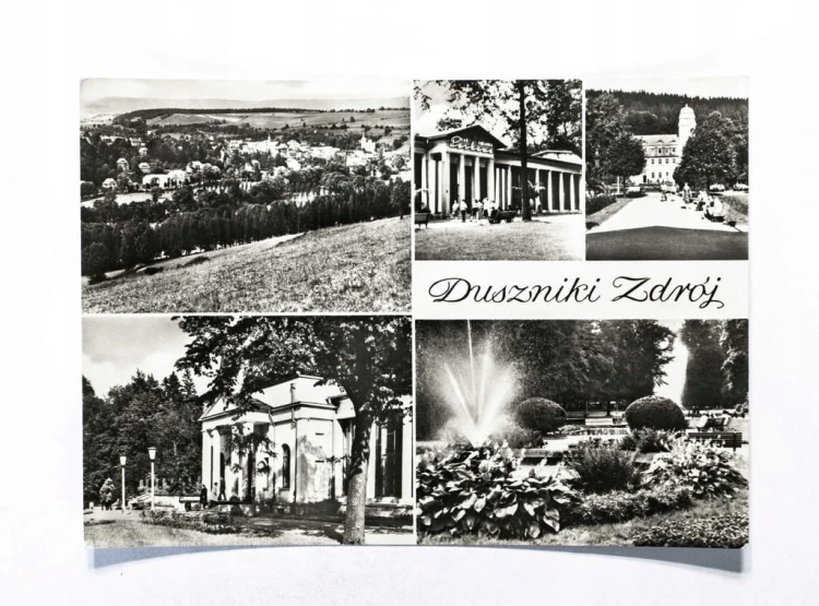 DUSZNIKI ZDRÓJ - PANORAMA, PIJALNIA, KAWIARNIA, PARK l. 70