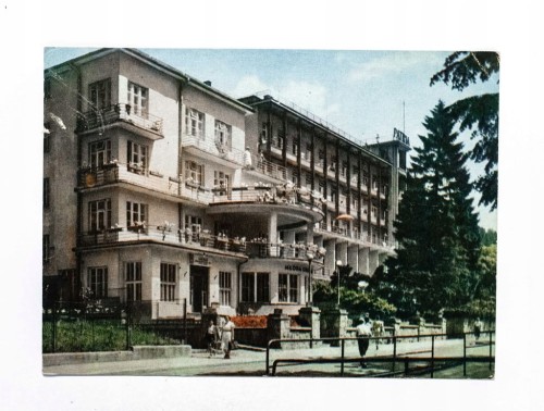 KRYNICA - DOM WYPOCZYNKOWY PATRIA I MŁODA GWARDIA 1958