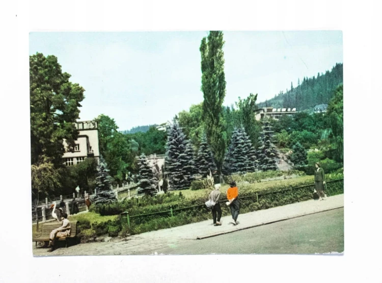 KRYNICA - FRAGMENT UZDROWISKA 1970