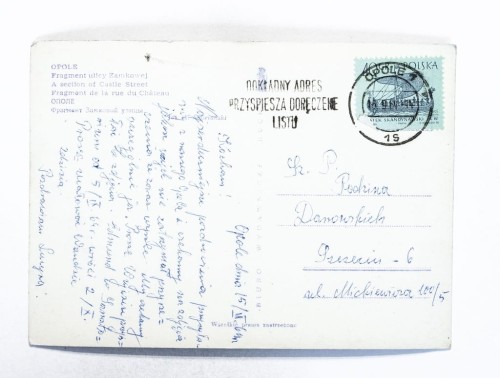 OPOLE - ULICA ZAMKOWA 1964