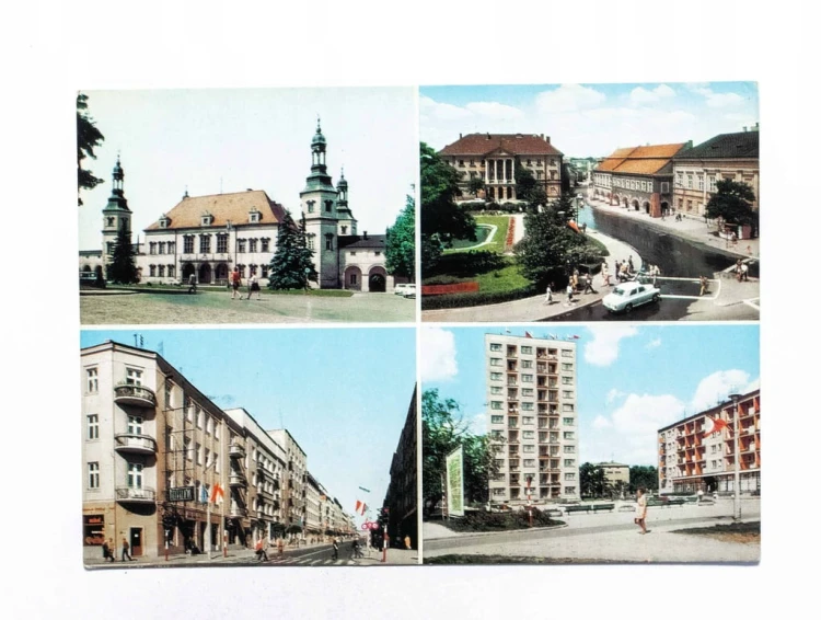 KIELCE - PAŁAC, UL. HENRYKA SIENKIEWICZA, PLAC PARTYZANTÓW, OSIEDLE l. 70