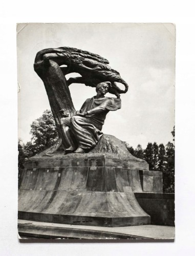 WARSZAWA - POMNIK FRYDERYKA CHOPINA 1962