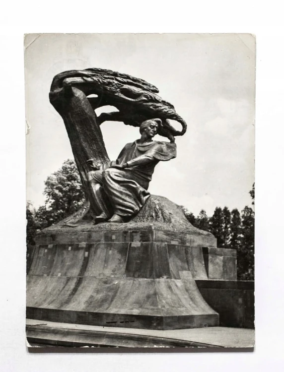 WARSZAWA - POMNIK FRYDERYKA CHOPINA 1962