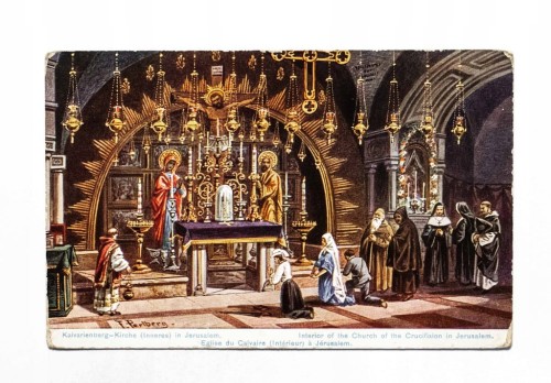 STARA POCZTÓWKA - KOŚCIÓŁ JERUZALEM l. 20