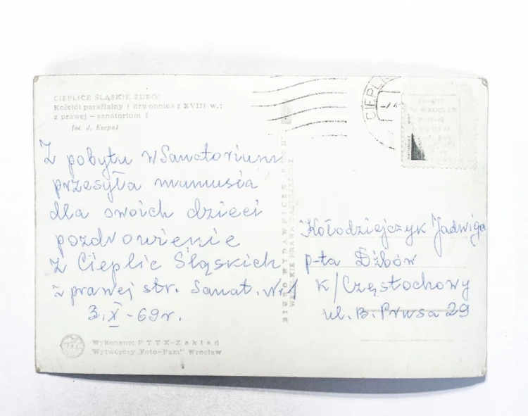 CIEPLICE ŚLĄSKIE ZDRÓJ - KOŚCIÓŁ, DZWONNICA, SANATORIUM I 1969