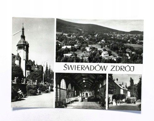 ŚWIERADÓW ZDRÓJ - DOM ZDROJOWY, PANORAMA, HALA SPACEROWA 1972
