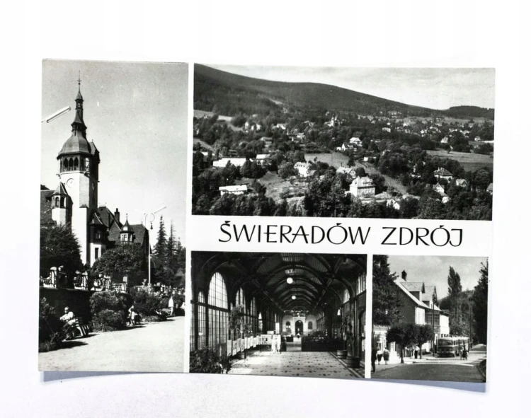 ŚWIERADÓW ZDRÓJ - DOM ZDROJOWY, PANORAMA, HALA SPACEROWA 1972