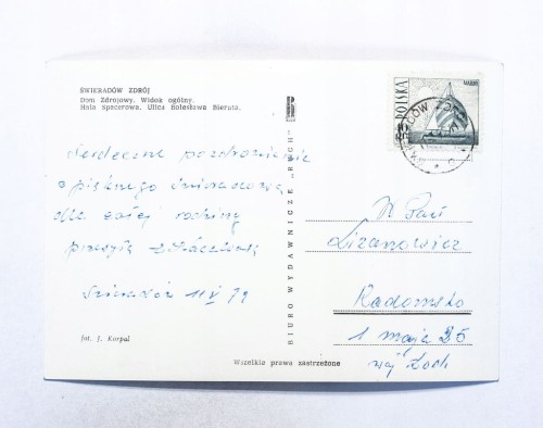 ŚWIERADÓW ZDRÓJ - DOM ZDROJOWY, PANORAMA, HALA SPACEROWA 1972