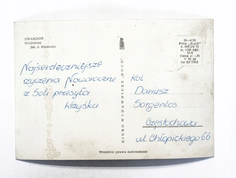 ZWARDOŃ - PANORAMA, KRAJOBRAZ l. 70