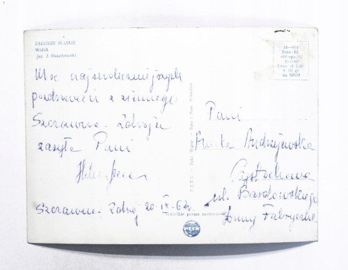 ZAGÓRZE ŚLĄSKIE - PANORAMA 1962