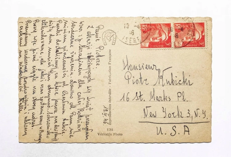 STARA POCZTÓWKA WIELKANOCNA 1946