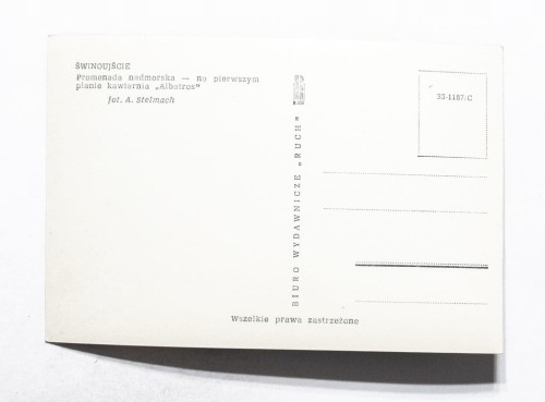 ŚWINOUJŚCIE - PROMENADA NADMORSKA, KAWIARNIA ALBATROS l. 60