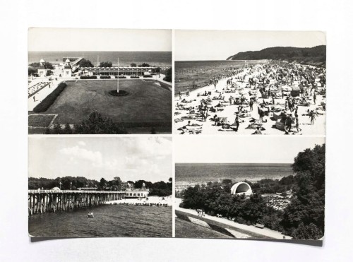 MIĘDZYZDROJE - SKWER, MOLO, PLAŻA, KAWCZA GÓRA, MUSZLA KONCERTOWA 1972