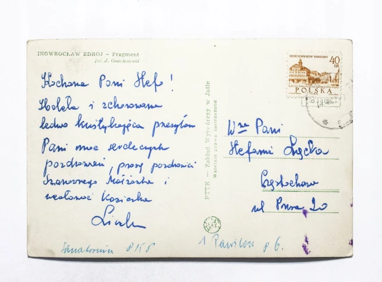 INOWROCŁAW ZDRÓJ - FRAGMENT MIASTA l. 60