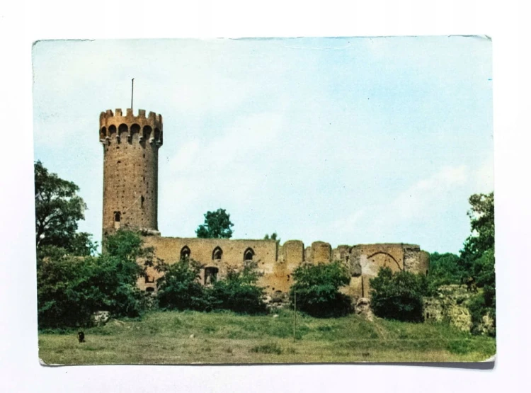 ŚWIECIE - RUINY ZAMKU WODNEGO l. 60