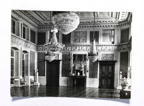 ŁAŃCUT - ZAMEK, MUZEUM, SALA BALOWA 1967